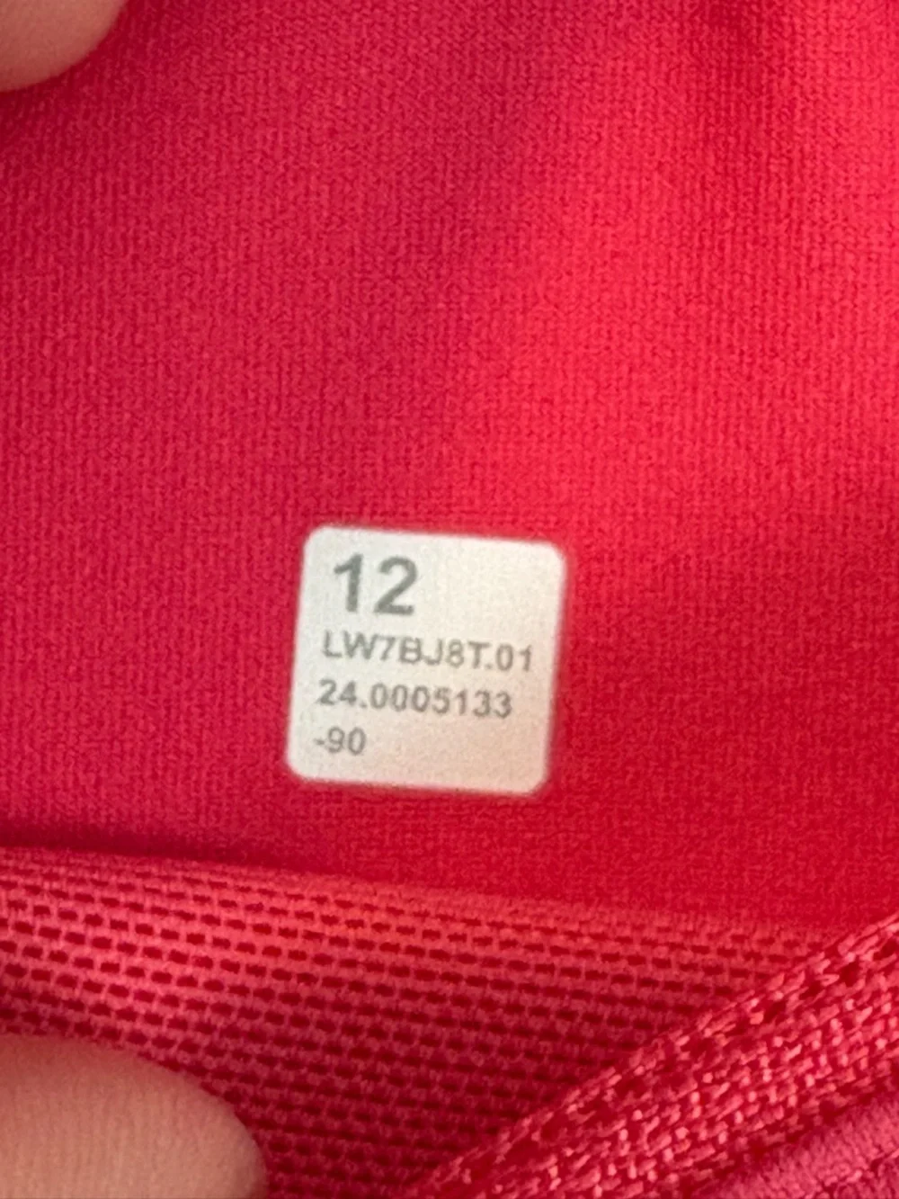 Lululemon Speed Up High-Rise Lined Short 4" Red Glow size 12 - Picture 5 of 7